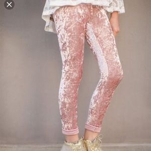 Joyfolie Mia Joy Mariah Blush Velvet Leggings 10